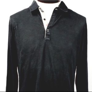 Authentic Burberry Long Sleeve Polo (L)